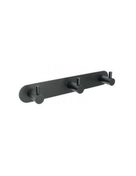 Percha triple negro Essential CAE001-02/NG