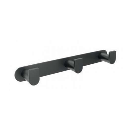 Percha triple negro Practic CAP003-02/NG