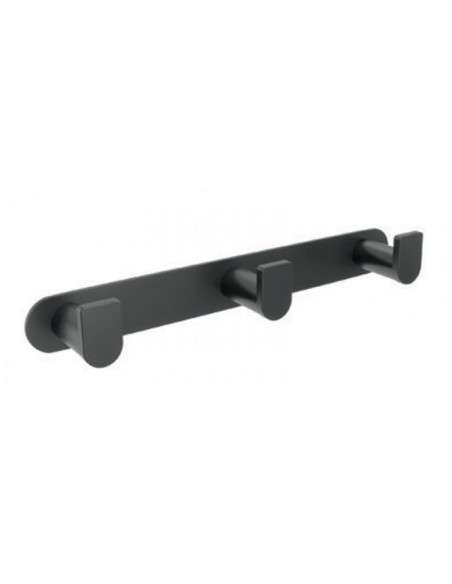 Percha triple negro Practic CAP003-02/NG