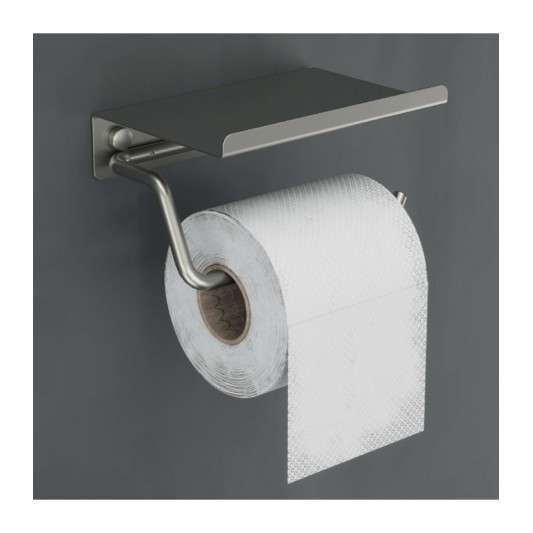 Portarrollos con repisa cromo Essential CAE001-09 2
