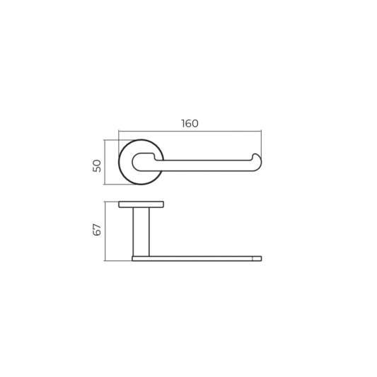 Portarrollos cromo Practic CAP003-08 2