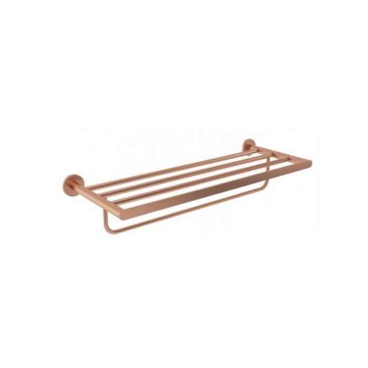 Toallero múltiple oro rosa cepillado Practic CAP003-05/ORC