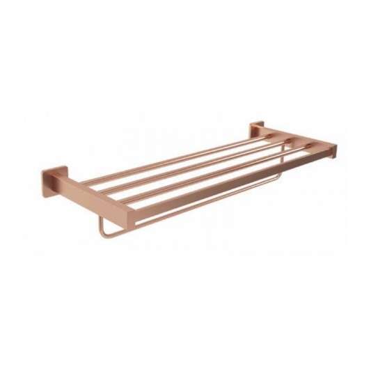 Toallero múltiple oro rosa cepillado Technic CAT002-05/ORC