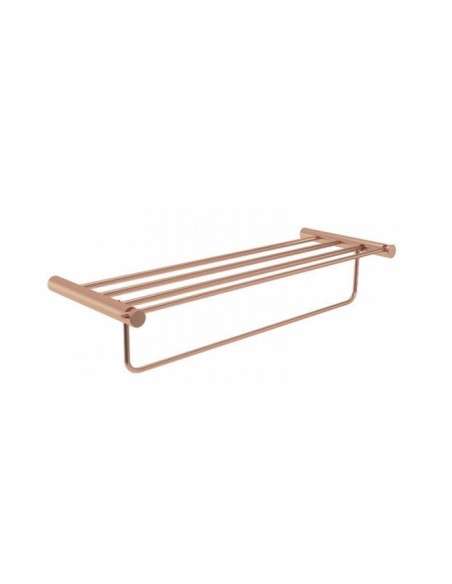 Toallero múltiple oro rosa cepillado Time CAT004-05/ORC