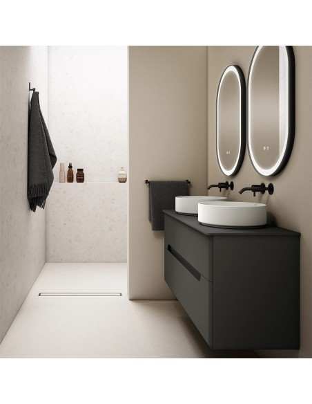 Mueble baño suspendido Onda de Visobath 2 Cajones 60-80-100-120 TOP