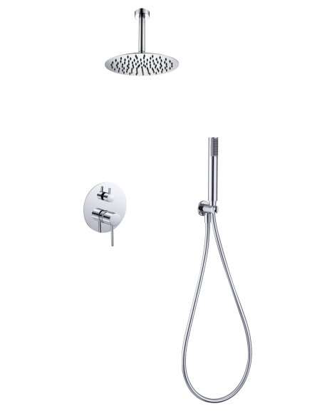 Conjunto monomando empotrado Tivoli cromo GPT039