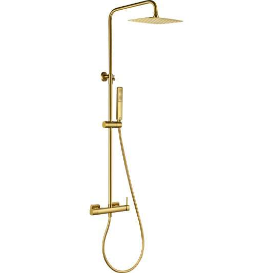 CONJUNTO DUCHA MONOMANDO TOSCANA ORO CEPILLADO