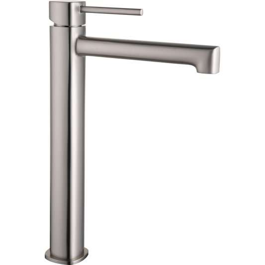 MONOMANDO LAVABO ALTO TOSCANA NÍQUEL CEPILLADO