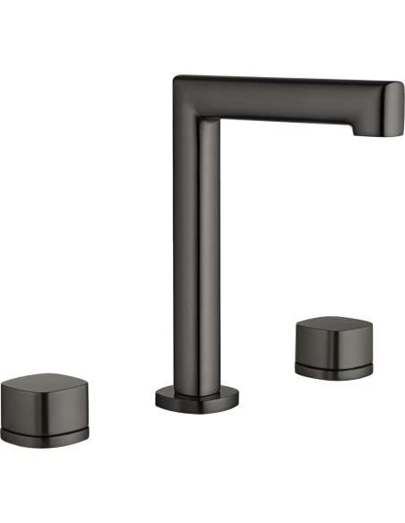 LAVABO BIMANDO SOBRENCIMERA CAÑO BAJO TOSCANA BLACK GUN METAL