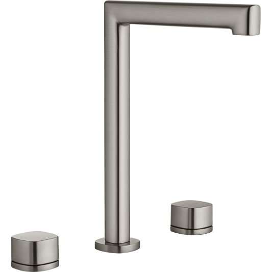 LAVABO BIMANDO SOBRENCIMERA CAÑO ALTO TOSCANA NÍQUEL CEPILLADO BAT064/NQ