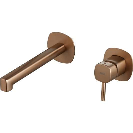 MONOMANDO EMPOTRADO LAVABO TOSCANA ORO ROSA CEPILLADO GLT064/ORC