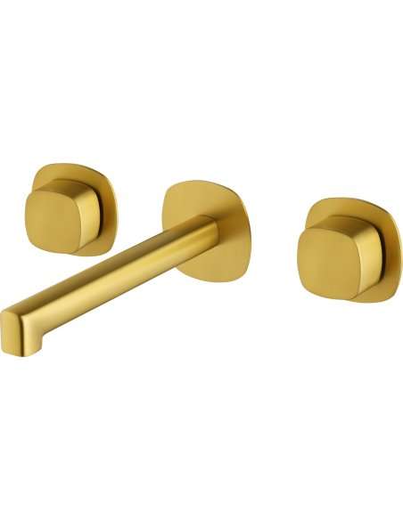 BIMANDO EMPOTRADO LAVABO TOSCANA ORO CEPILLADO BPT064/OC