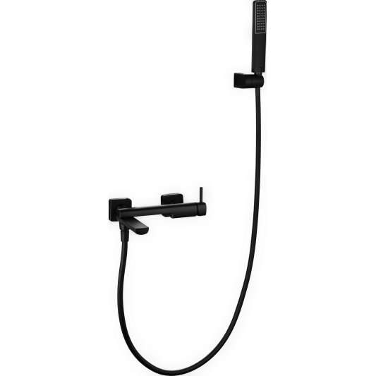 KIT BAÑO/DUCHA MONOMANDO TOSCANA NEGRO MATE BDT064-4NG