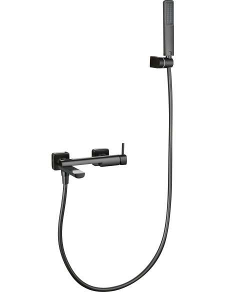 KIT BAÑO/DUCHA MONOMANDO TOSCANA BLACK GUN METAL BDT064-4BGM