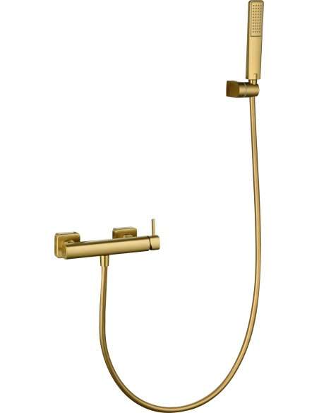 KIT DUCHA MONOMANDO TOSCANA ORO CEPILLADO BDT064-5OC
