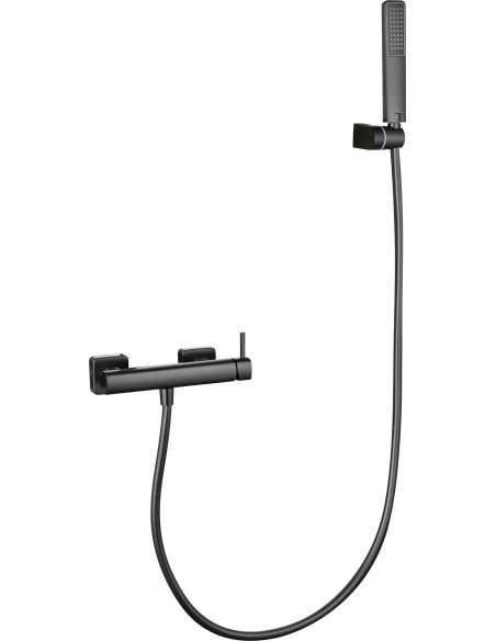 KIT DUCHA MONOMANDO TOSCANA BLACK GUN METAL BDT064-5BGM