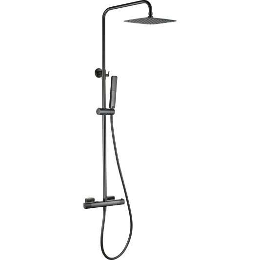 CONJUNTO DUCHA TERMOSTÁTICO FIRENZE BLACK GUN METAL BTF065/BGM
