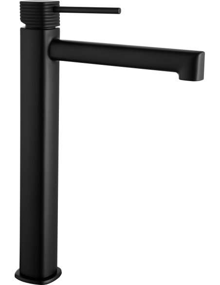 MONOMANDO LAVABO ALTO FIRENZE NEGRO MATE BDF065-3NG