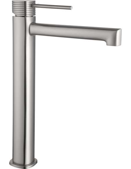 MONOMANDO LAVABO ALTO FIRENZE NÍQUEL CEPILLADO BDF065-3NQ