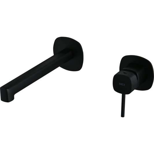 MONOMANDO EMPOTRADO LAVABO FIRENZE NEGRO MATE GLF065/NG