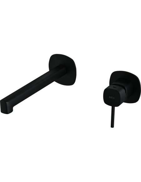 MONOMANDO EMPOTRADO LAVABO FIRENZE NEGRO MATE GLF065/NG