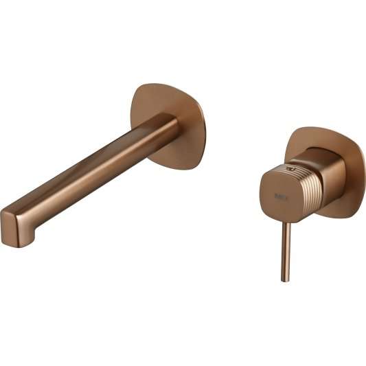 MONOMANDO EMPOTRADO LAVABO FIRENZE ORO ROSA CEPILLADO GLF065/ORC
