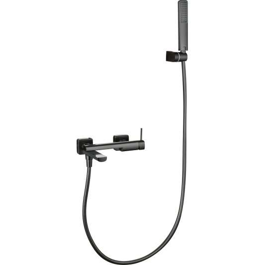 KIT BAÑO/DUCHA MONOMANDO FIRENZE BLACK GUN METAL BDF065-4BGM