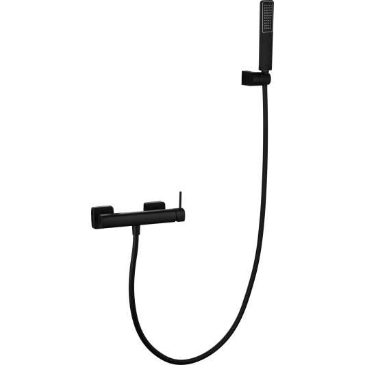 KIT DUCHA MONOMANDO FIRENZE NEGRO MATE BDF065-5NG