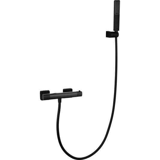 KIT DUCHA TERMOSTÁTICO FIRENZE NEGRO MATE BTF065-5NG