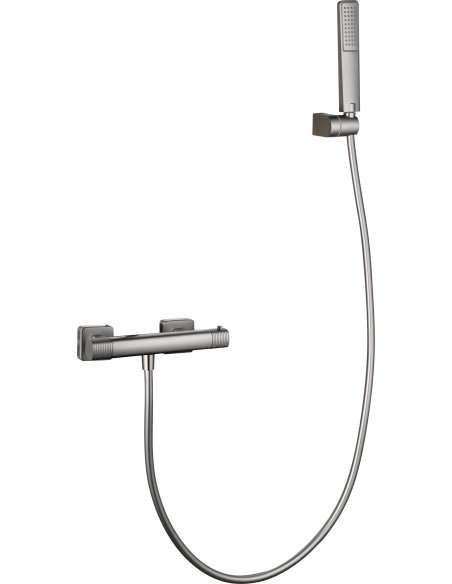 KIT DUCHA TERMOSTÁTICO FIRENZE NÍQUEL CEPILLADO BTF065-5NQ