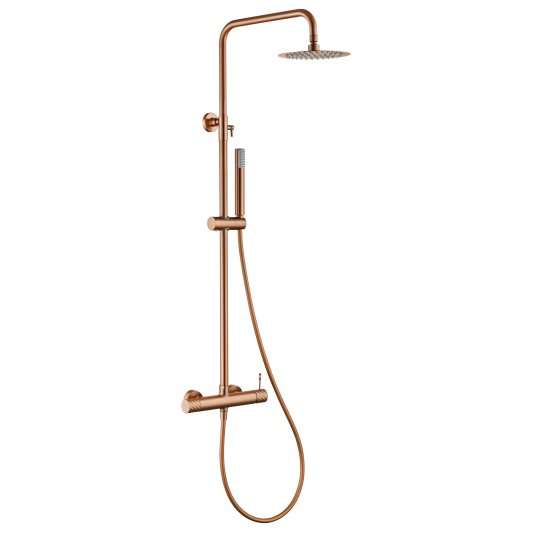 CONJUNTO DUCHA MONOMANDO BLESS ORO ROSA CEPILLADO BDB063/ORC