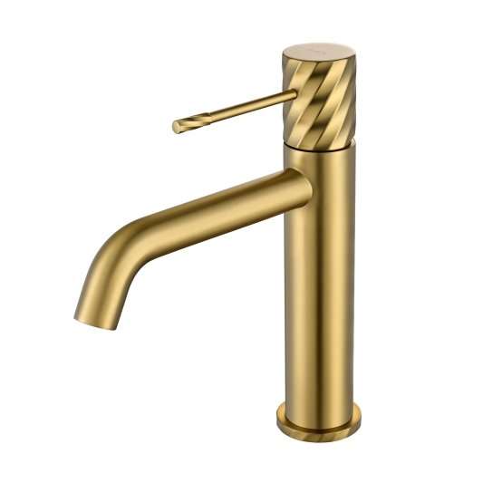 MONOMANDO LAVABO BLESS ORO CEPILLADO BDB063-1OC
