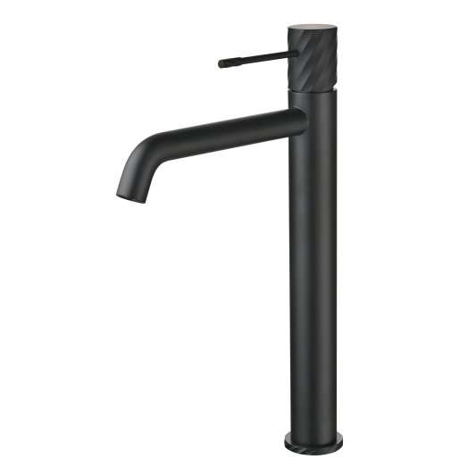 MONOMANDO LAVABO ALTO BLESS NEGRO MATE BDB063-3NG