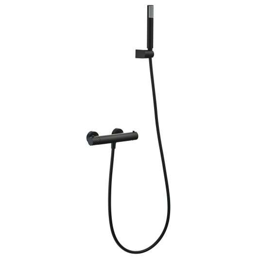 KIT DUCHA TERMOSTÁTICO BLESS NEGRO MATE BTB063-5NG