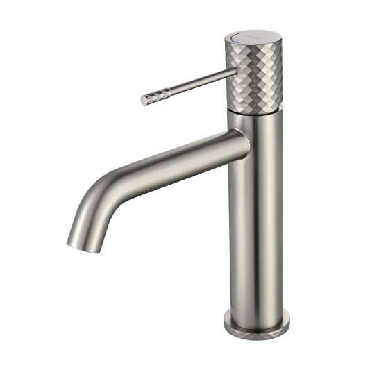 MONOMANDO LAVABO GENOVA NÍQUEL CEPILLADO BDG053-1NQ