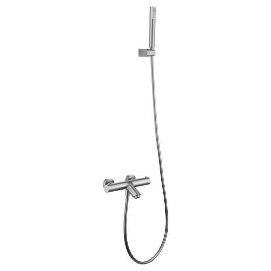 KIT BAÑO/DUCHA TERMOSTÁTICO GENOVA NÍQUEL CEPILLADO BTG053-4NQ