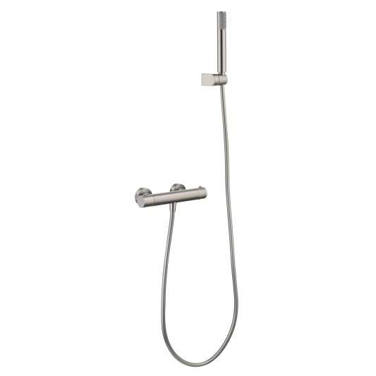 KIT DUCHA TERMOSTÁTICO GENOVA NÍQUEL CEPILLADO BTG053-5NQ