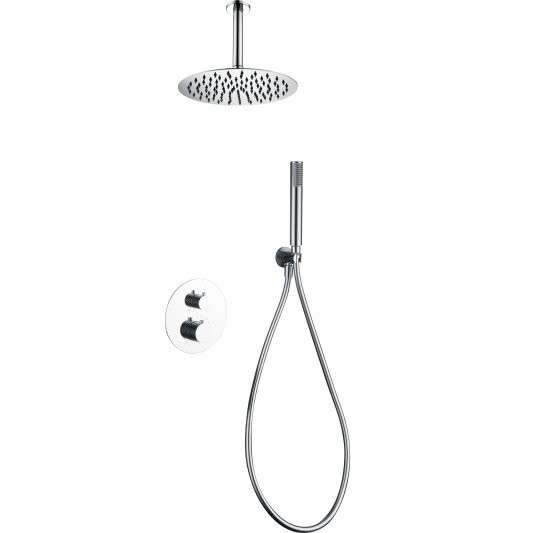 Conjunto ducha termostático empotrado Piamonte GTP059