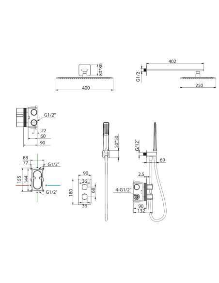 Dibujo técnico GTT064/BGM