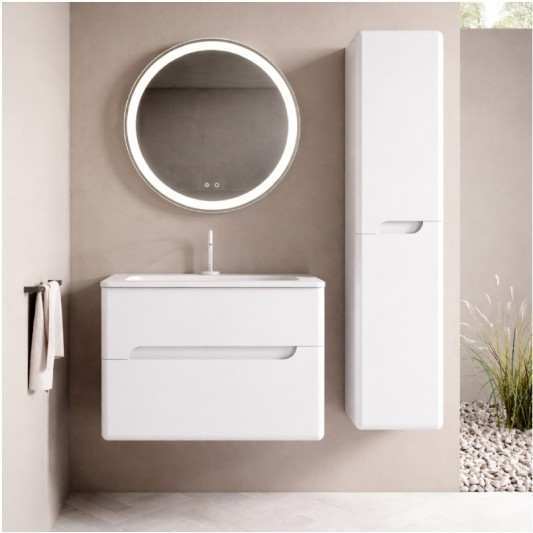 Pack de Mueble baño suspendido Onda de Visobath 2 Cajones 60-80-100-120