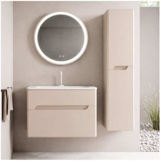 Pack de Mueble baño suspendido Onda de Visobath 2 Cajones 60-80-100-120 2