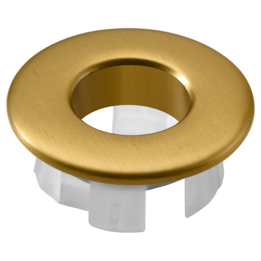Embellecedor para rebosadero de lavabo Oro Cepillado ERL001/OC