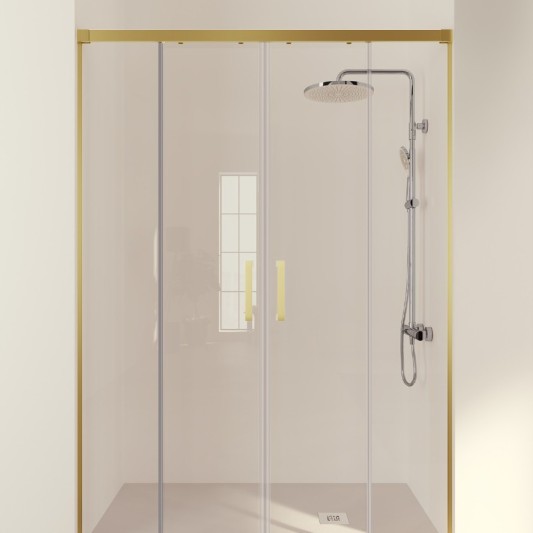 TREBAN oro cepillado 2f+2c transparente