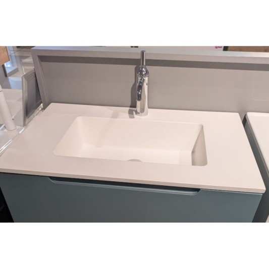 Encimera con lavabo Solid Surface mod. Wall QB a medida 2