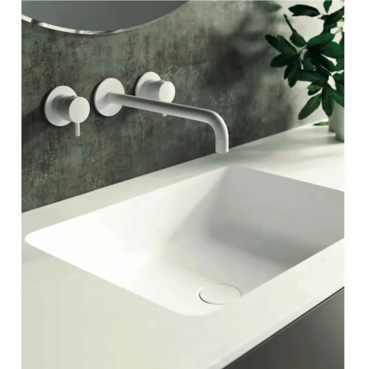 Encimera con lavabo Solid Surface Wall QB a medida