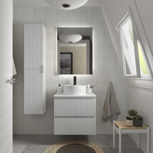 SALGAR KIRA Mueble de baño suspendido con lavabo Lisboa 60-70-80-100 