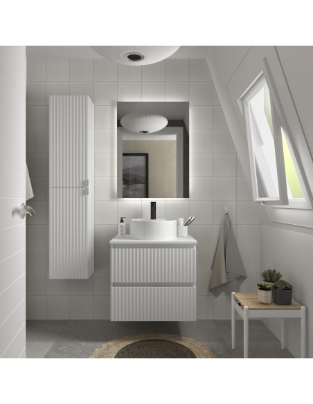 SALGAR KIRA Mueble de baño suspendido con lavabo Lisboa 60-70-80-100 