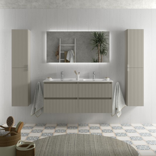 SALGAR KIRA Mueble de baño suspendido con lavabo Constanza 120 2 poza