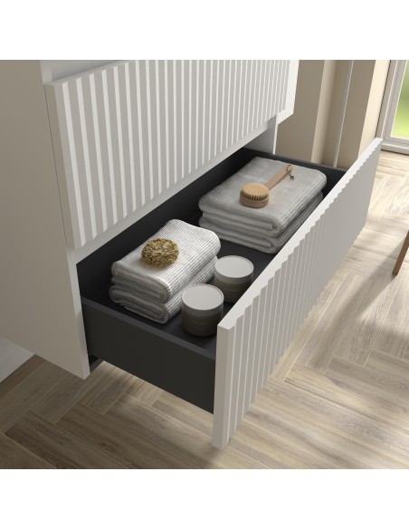 SALGAR KIRA Mueble de baño suspendido con lavabo Toscana 140 2 pozas