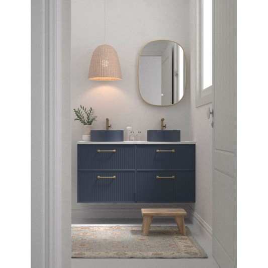 Mueble baño suspendido Blanca de Avila dos 140 4 cajones